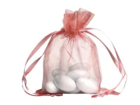 4x6 Mauve Sheer Organza Bags -10 pcs