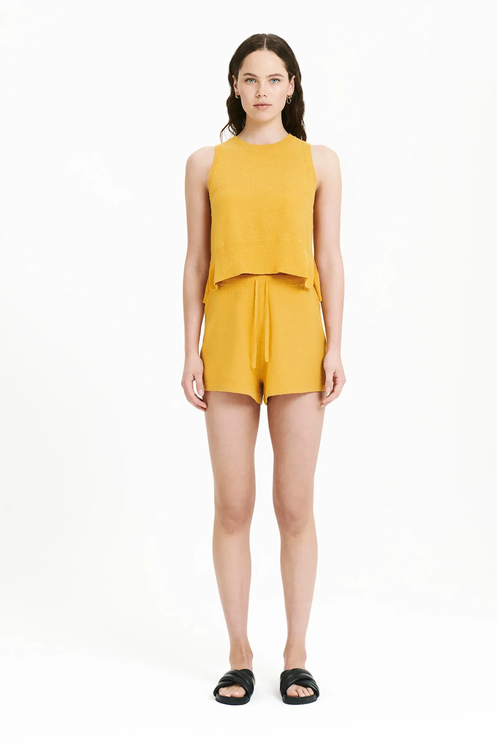 Binx Cropped Tank- Mango