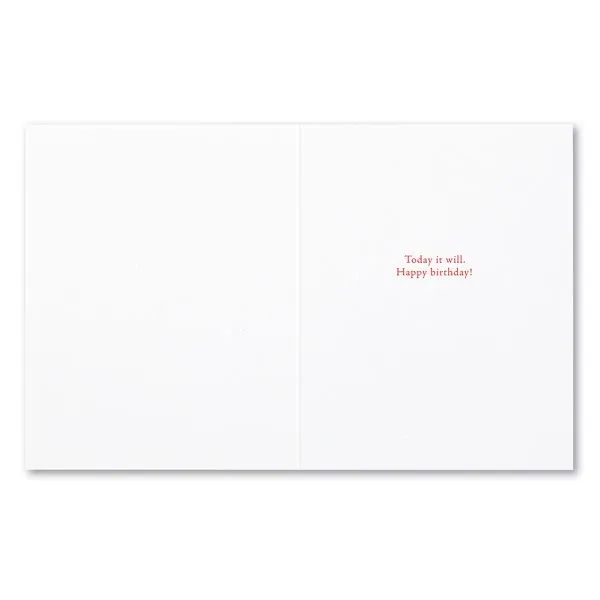 Birthday Card - Ever Since Happiness Heard Your Name, It Has Been Running Through The Streets Trying To Find You