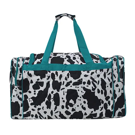 Black Cow Turquoise NGIL Canvas 23 Duffle Bag