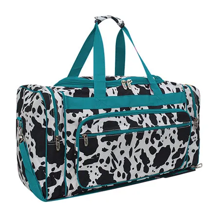 Black Cow Turquoise NGIL Canvas 23 Duffle Bag