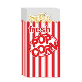 Classic Popcorn Bags - 25/Pk (4"X9 1/2"X2")