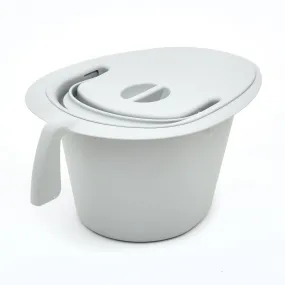 Commode Pan with Lid and Handle for the Etac Swift