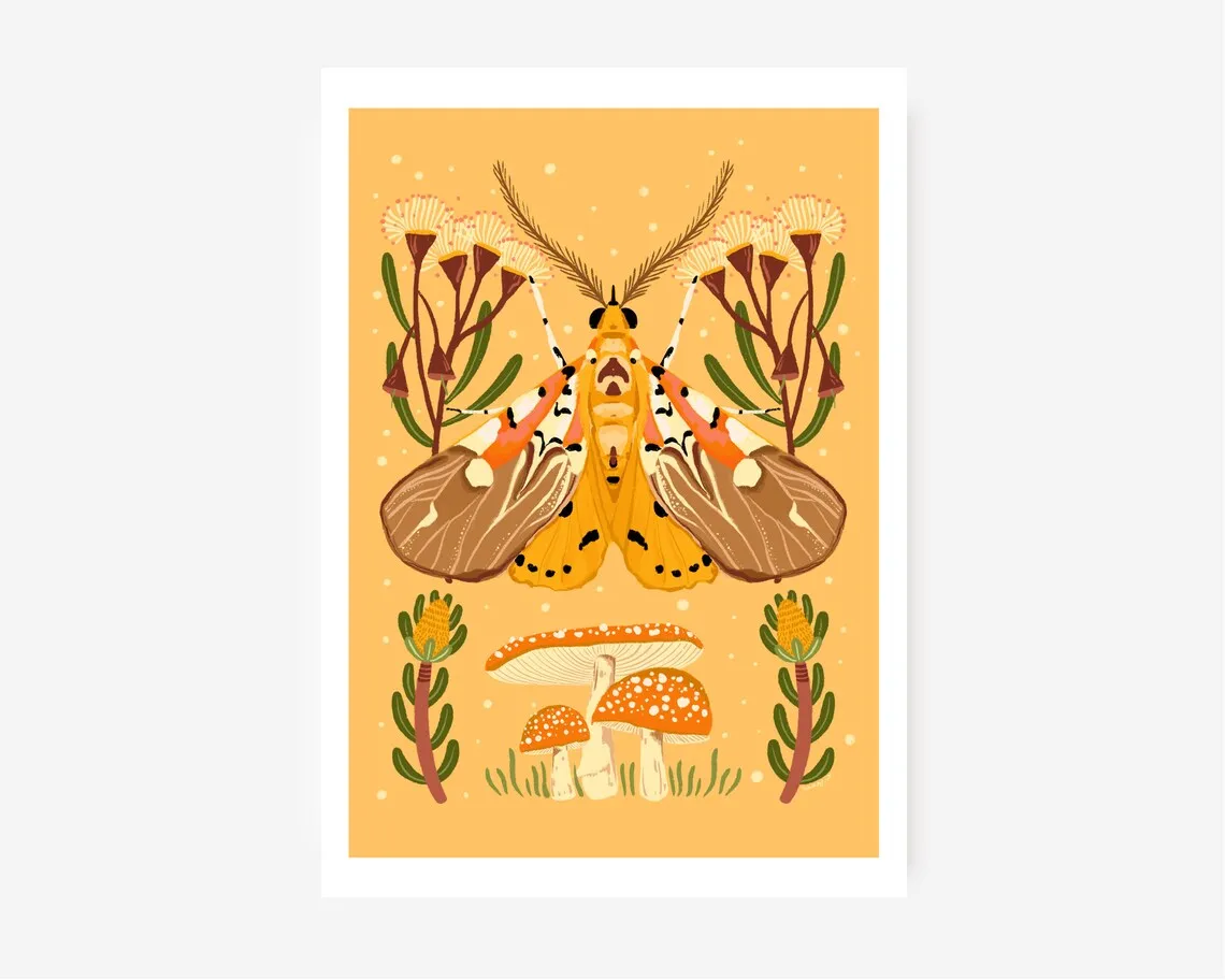 Greeting Card - Moth
