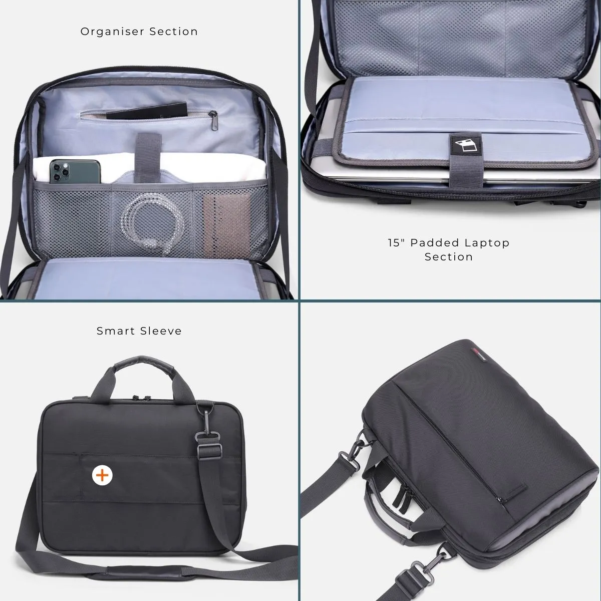 Hampton Slim Laptop Briefcase