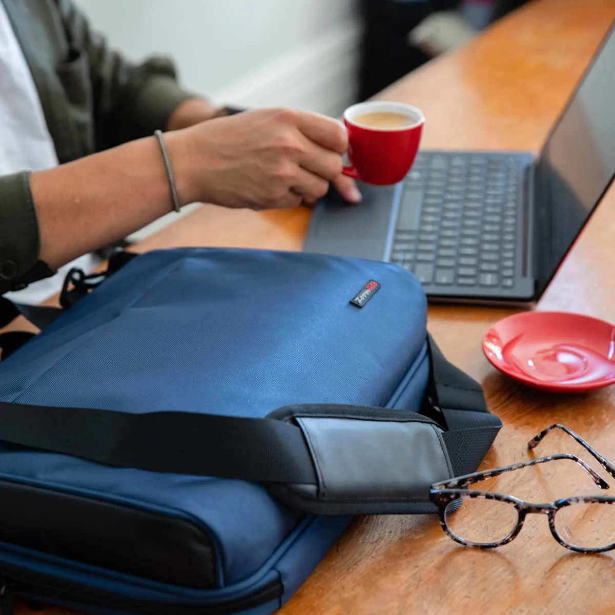 Hampton Slim Laptop Briefcase