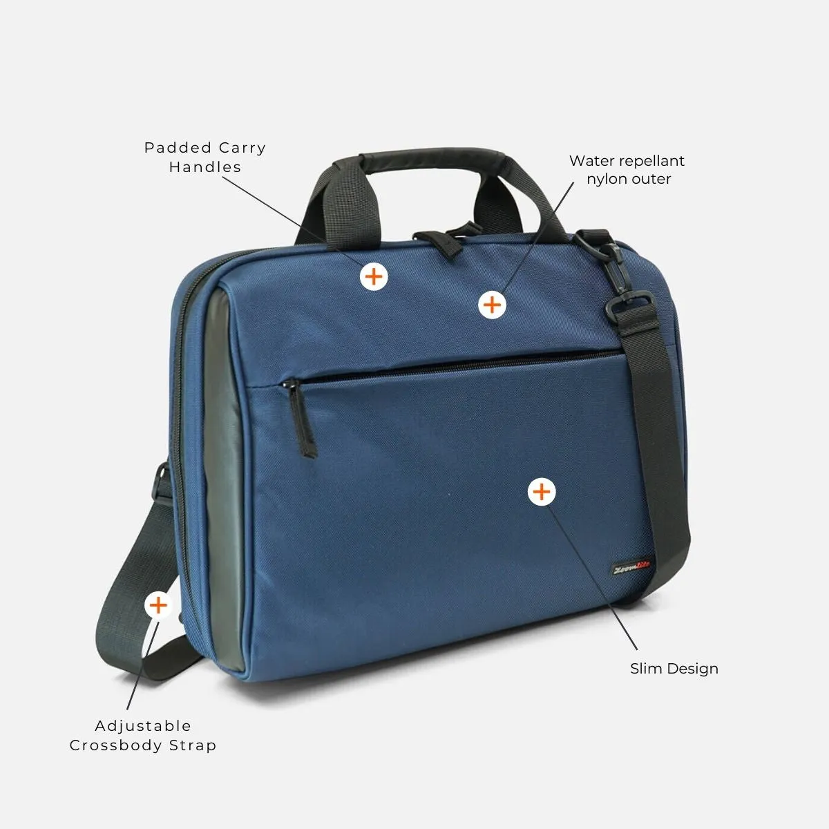 Hampton Slim Laptop Briefcase