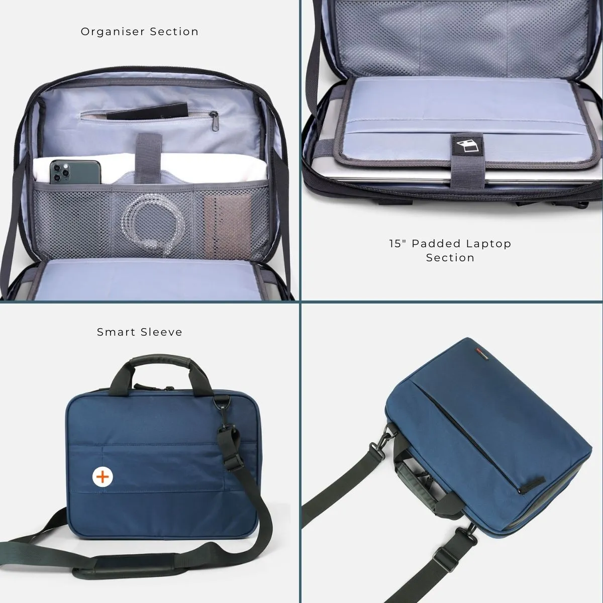 Hampton Slim Laptop Briefcase