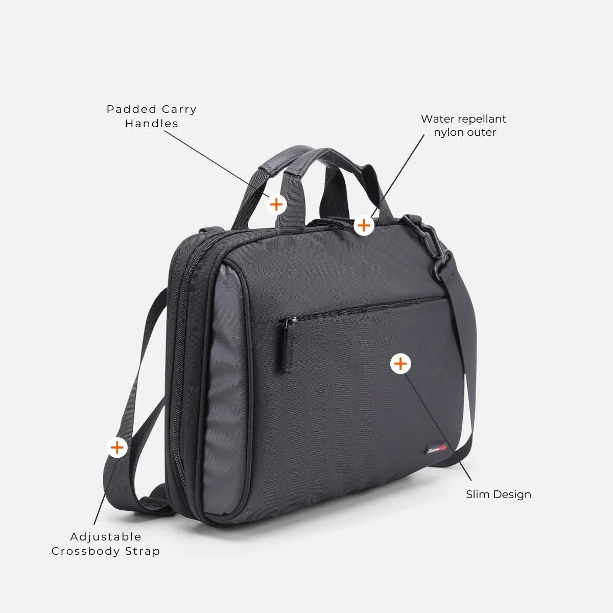 Hampton Slim Laptop Briefcase
