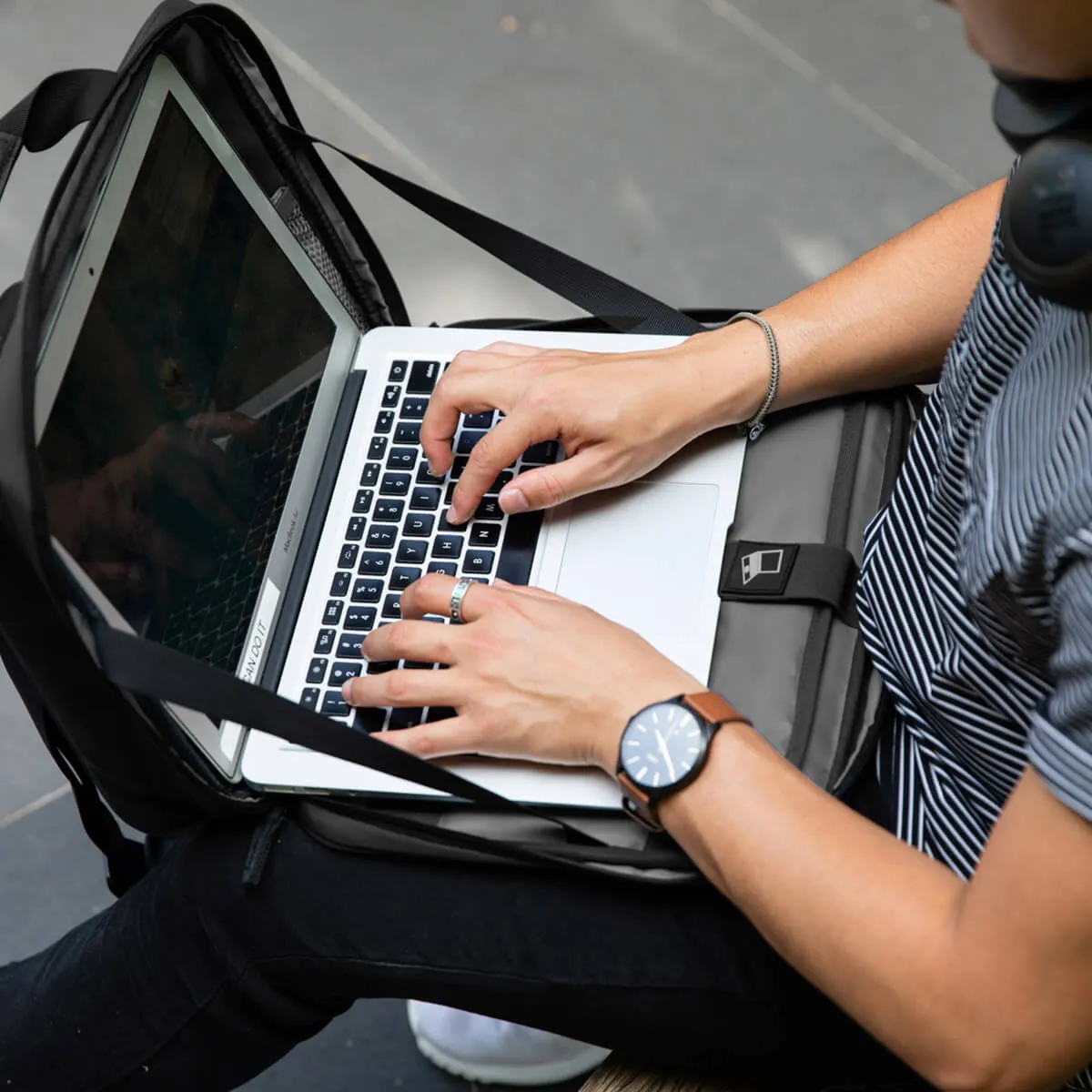 Hampton Slim Laptop Briefcase