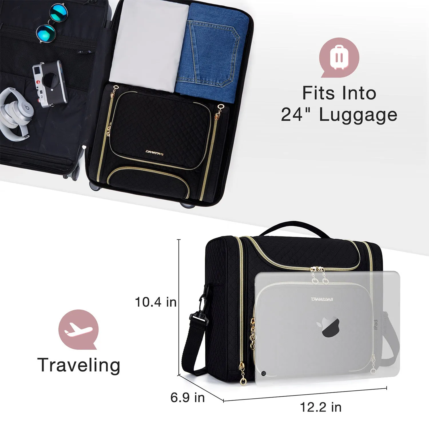 Leila Bonchemin Hanging Toiletry Bag