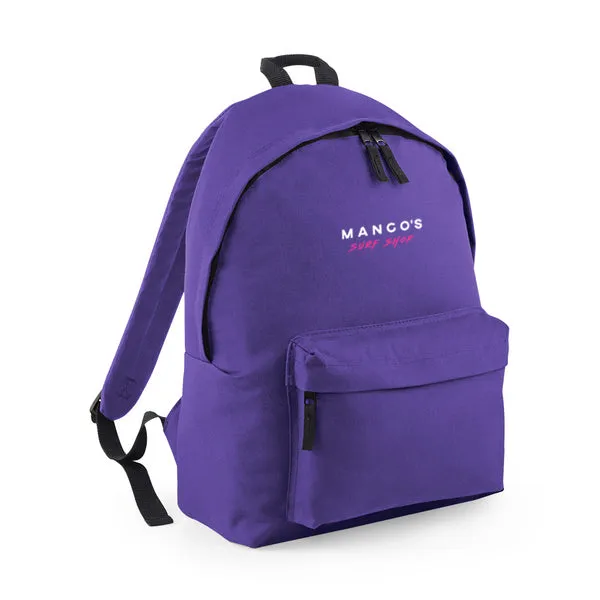 Mango Backpack - Black/White Logo - One Size - Various Colours