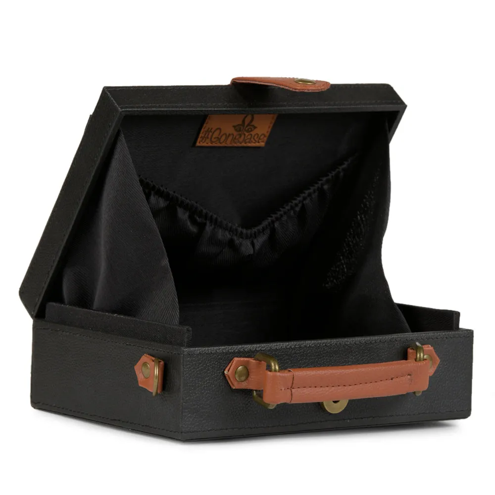 Pocket brown vegan leather Sling Bag for women