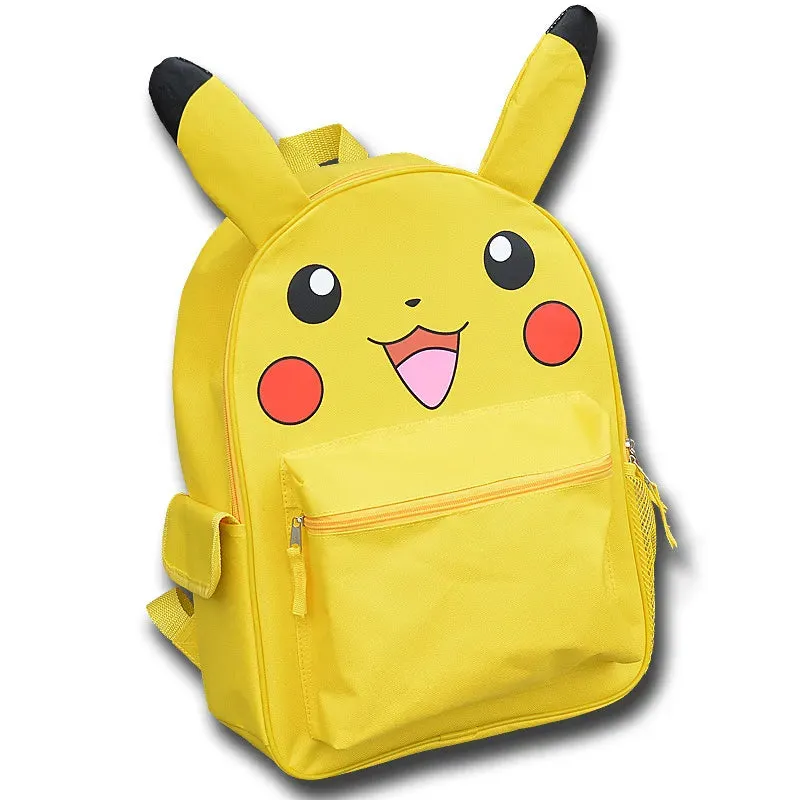 Pokemon Backpack Pikachu Kid School bag Cartoon Kawaii School Bags Large Capacity Travel Bag for Boys Girls Kindergarten Backpack