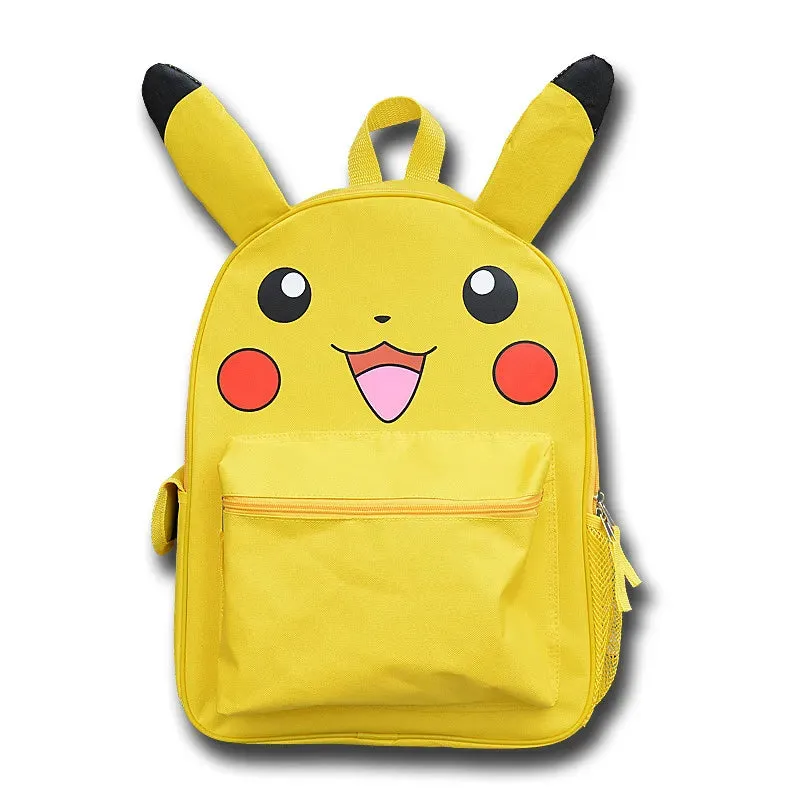 Pokemon Backpack Pikachu Kid School bag Cartoon Kawaii School Bags Large Capacity Travel Bag for Boys Girls Kindergarten Backpack