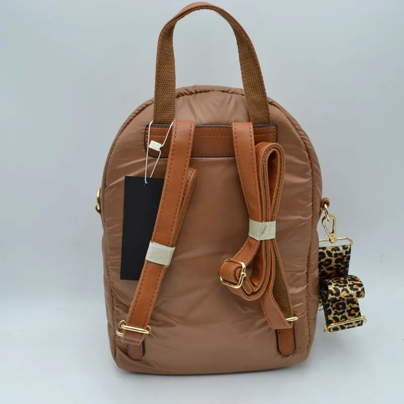 Quilted backpack - black