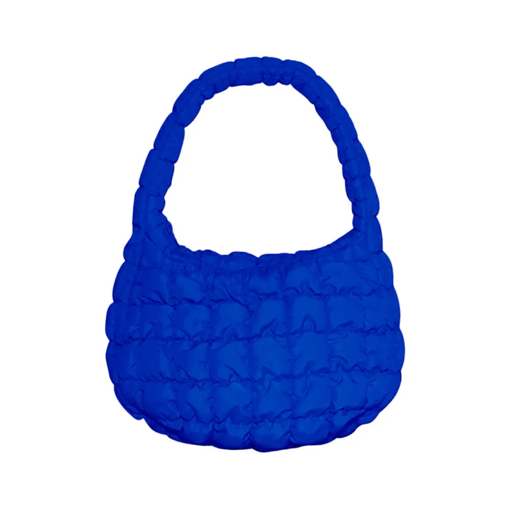 Quilted Puffer Tote Shoulder Bag