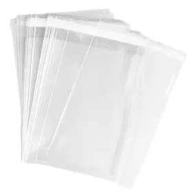 Resealable Clear Poly Bags - 4" x 4.75" - 10ct. - All sizes