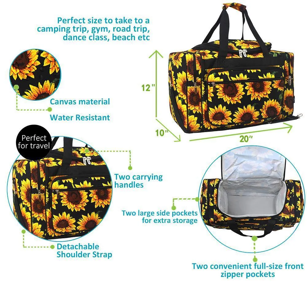 SALE! Sunflower NGIL Canvas 20 Duffle Bag