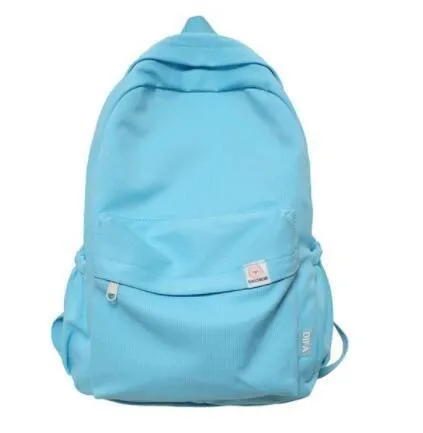 Soft Leather School Bags - Teenager Cool Backpack WV100