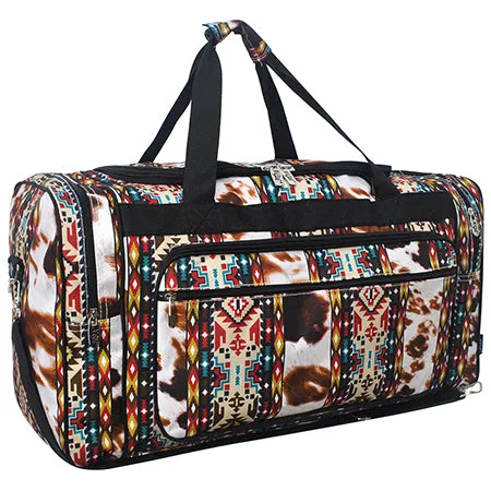 Tribal Cow NGIL Canvas 23 Duffle Bag