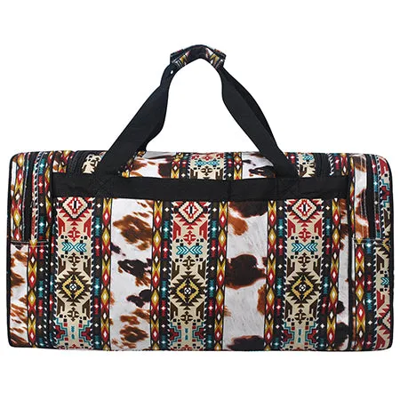 Tribal Cow NGIL Canvas 23 Duffle Bag